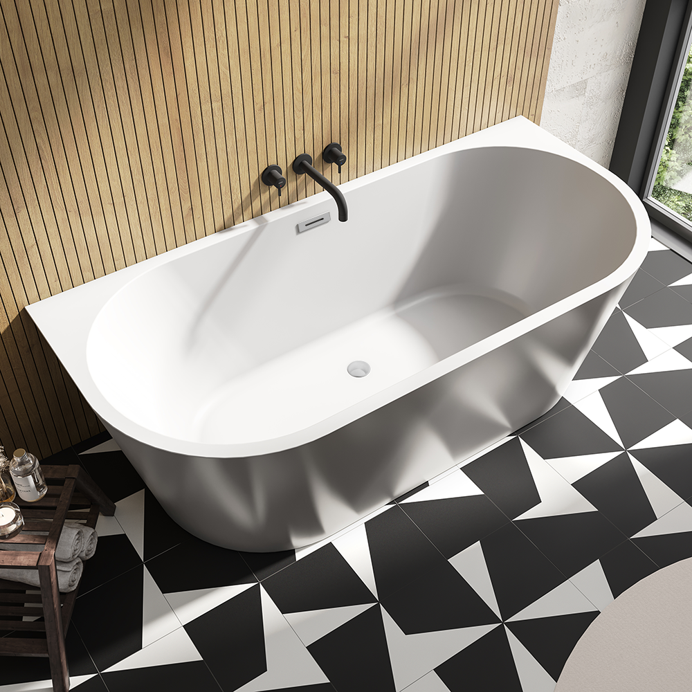 Apollo BTW Modern Curved Bath | Victorian Plumbing