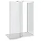 Apollo Curved Frameless Walk-In Enclosure (Inc. Tray + Waste) Feature Large Image