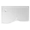 Apollo Curved Frameless Walk-In Enclosure (Inc. Tray + Waste) Profile Large Image