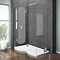 Apollo Curved Frameless Walk-In Enclosure (Inc. Tray + Waste) Large Image