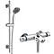 Apollo Wall Mounted Thermostatic Bath Shower Mixer + Slider Rail Kit Large Image