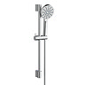 Apollo Wall Mounted Thermostatic Bath Shower Mixer with 3-Spray Slide Rail Kit