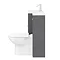 Apollo2 1100mm Gloss Grey Combination Furniture Pack (Excludes Pan + Cistern)  additional Large Imag