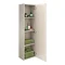 Apollo2 400mm Gloss Cashmere Tall Wall Hung Unit Profile Large Image