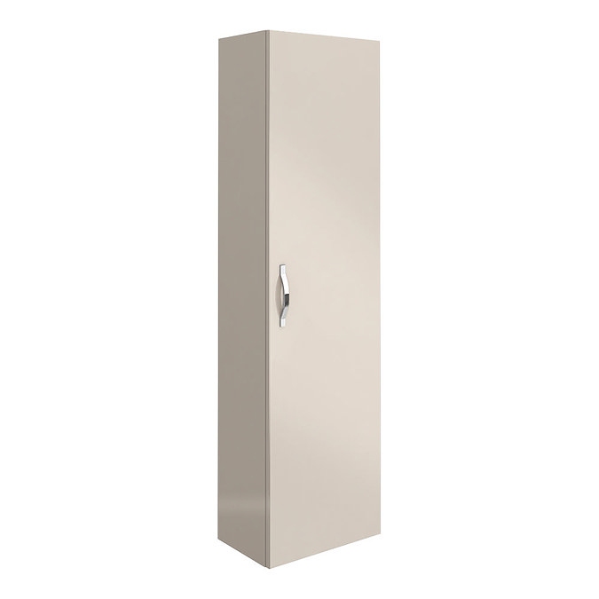 Apollo2 400mm Gloss Cashmere Tall Wall Hung Unit Large Image