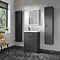 Apollo2 400mm Gloss Grey Tall Wall Hung Unit  Feature Large Image