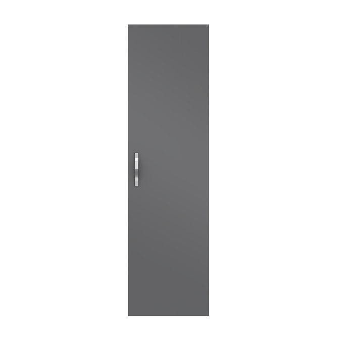 Apollo2 400mm Gloss Grey Tall Wall Hung Unit Standard Large Image