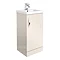 Apollo2 405mm Gloss Cashmere Floor Standing Vanity Unit Large Image