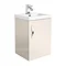 Apollo2 405mm Gloss Cashmere Wall Hung Vanity Unit Large Image