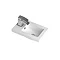Apollo2 405mm Gloss Grey Compact Floor Standing Vanity Unit Profile Large Image