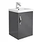 Apollo2 405mm Gloss Grey Wall Hung Vanity Unit Large Image