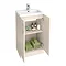 Apollo2 505mm Gloss Cashmere Floor Standing Vanity Unit  Feature Large Image