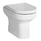 Apollo2 600mm Gloss Grey Complete Toilet Unit (incl. Pan, Cistern + Matt Black Flush)  Profile Large