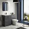 Apollo2 600mm Gloss Grey WC Unit Only  Profile Large Image