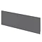 Apollo2 Gloss Grey 1700 Front Straight Bath Panel Large Image