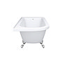 Appleby 1700 Roll Top Shower Bath + Chrome Leg Set  additional Large Image