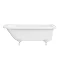Appleby 1700 Roll Top Shower Bath + White Leg Set  Standard Large Image