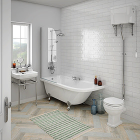 Appleby High Level Traditional Bathroom Suite Large Image