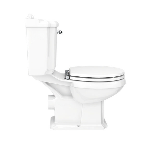 Appleby Traditional Close Coupled Toilet + Soft Close Seat  additional Large Image