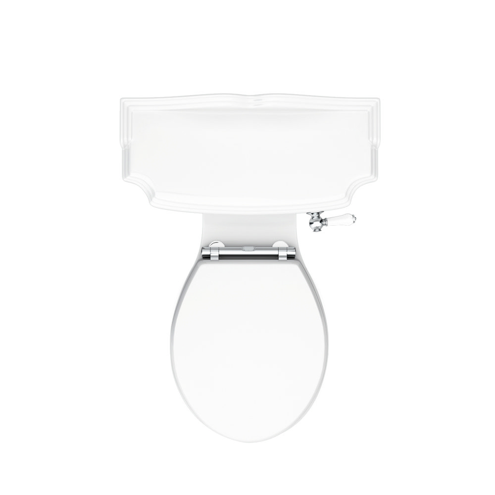 Appleby Traditional Close Coupled Toilet + Soft Close Seat  Newest Large Image