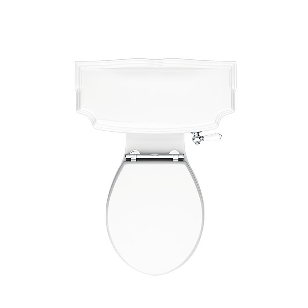 Appleby Traditional Close Coupled Toilet + Soft Close Seat  Newest Large Image