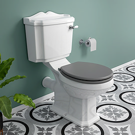Appleby Traditional Close Coupled Toilet + Soft Close Seat