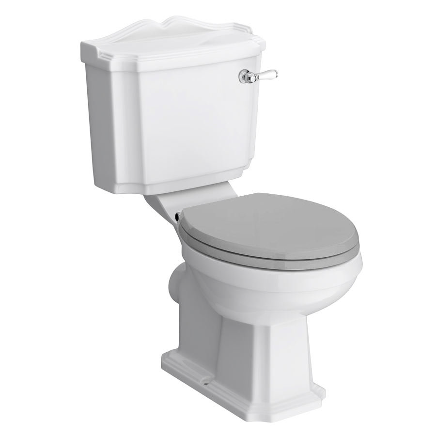 Appleby Traditional Close Coupled Toilet + Soft Close Seat Large Image