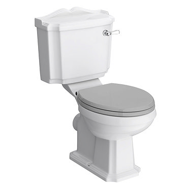 Appleby Traditional Close Coupled Toilet + Soft Close Seat  Profile Large Image
