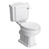 Appleby Traditional Close Coupled Toilet + White Soft Close Seat Large Image