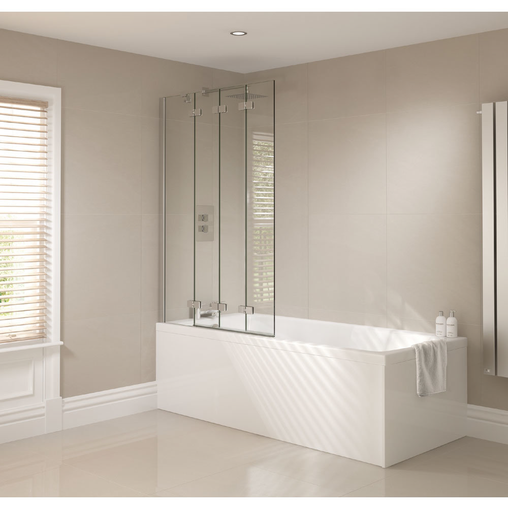 Frameless Folding Bath Screen Victorian Plumbing