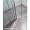April - Identiti² Wetroom Screen with Return Panel - Clear - Various Size Options Standard Large Ima