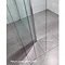 April - Identiti² Wetroom Screen with Return Panel - Smoked - 4 Size Options Profile Large Image