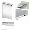 Aqua Cabinets - 1200mm Wide Illuminated LED Mirror - Reef - M40R Profile Large Image
