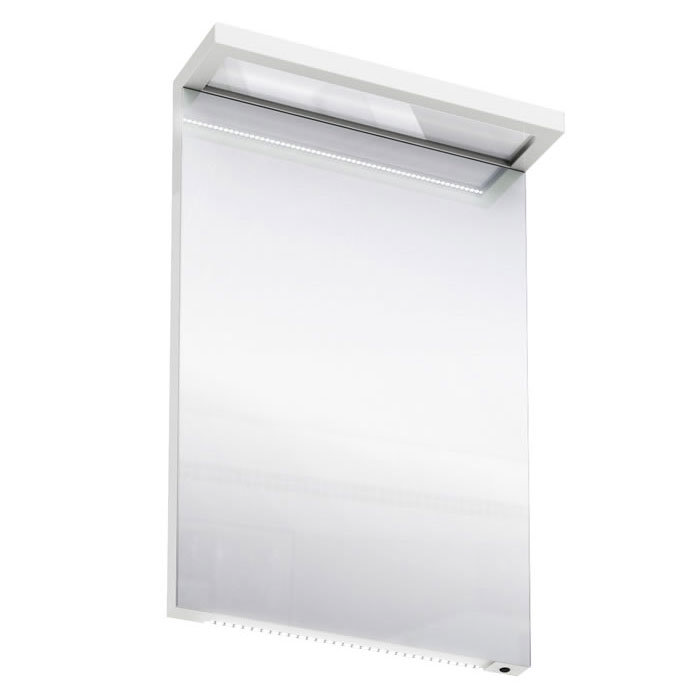 Aqua Cabinets - 500mm Wide Illuminated LED Mirror - White - M10W Large Image