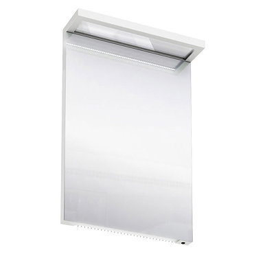 Aqua Cabinets - 500mm Wide Illuminated LED Mirror - White - M10W Profile Large Image
