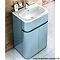 Aqua Cabinets - W600 x D450mm Gullwing Cabinet with Quattrocast Basin - Reef Standard Large Image