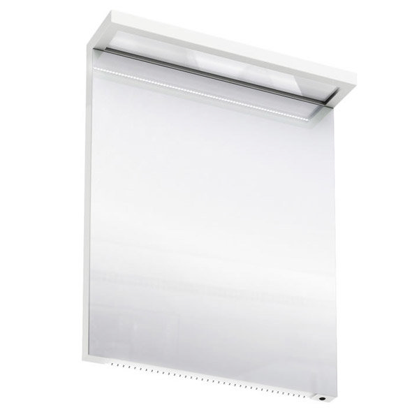 Aqua Cabinets - 600mm Wide Illuminated LED Mirror - White - M20W Large Image