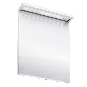 Aqua Cabinets - 600mm Wide Illuminated LED Mirror - White - M20W Profile Large Image