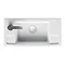 Aqua Cabinets Compact Cloakroom 250mm Floorstanding Unit with Basin - Anthracite Grey Profile Large