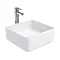 Aqua Cabinets - D1000 Floor Standing Double Drawer Unit with Two Ceramic Square Basins - Ocean Profi