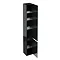 Aqua Cabinets - H1900mm x D300mm Tall Unit - Black Profile Large Image