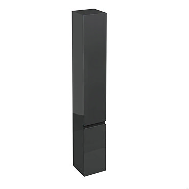 Aqua Cabinets - H1900mm x D300mm Tall Unit - Black Profile Large Image