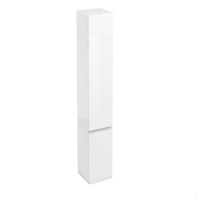 Aqua Cabinets - H1900mm x D300mm Tall Unit - White Large Image