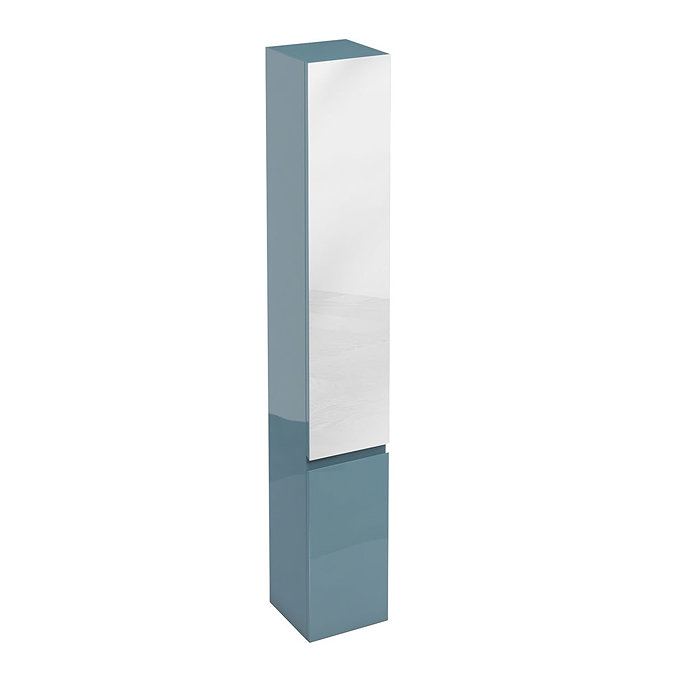 Aqua Cabinets - H1900mm x D300mm Tall Unit with Mirror - Ocean Large Image