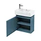 Aqua Cabinets - W500 x D305 Deep Wall Hung Cloakroom Unit and Basin - Ocean Large Image
