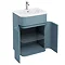 Aqua Cabinets - W600 x D450mm Gullwing Cabinet with Quattrocast Basin - Ocean Profile Large Image