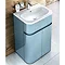 Aqua Cabinets - W600 x D450mm Gullwing Cabinet with Quattrocast Basin - Ocean Standard Large Image