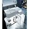 Aqua Cabinets - W900 x D450 Arc Cabinet Unit with Quattrocast Basin - Ocean Standard Large Image