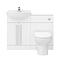AquaSure Cove 100% Waterproof Bathroom Suite with Single Ended Bath