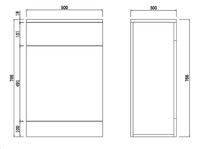 AquaSure Cove 100% Waterproof Bathroom Suite with Single Ended Bath